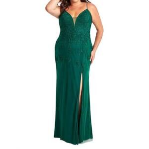 NEW FAVIANA long tulle prom dress in forest green